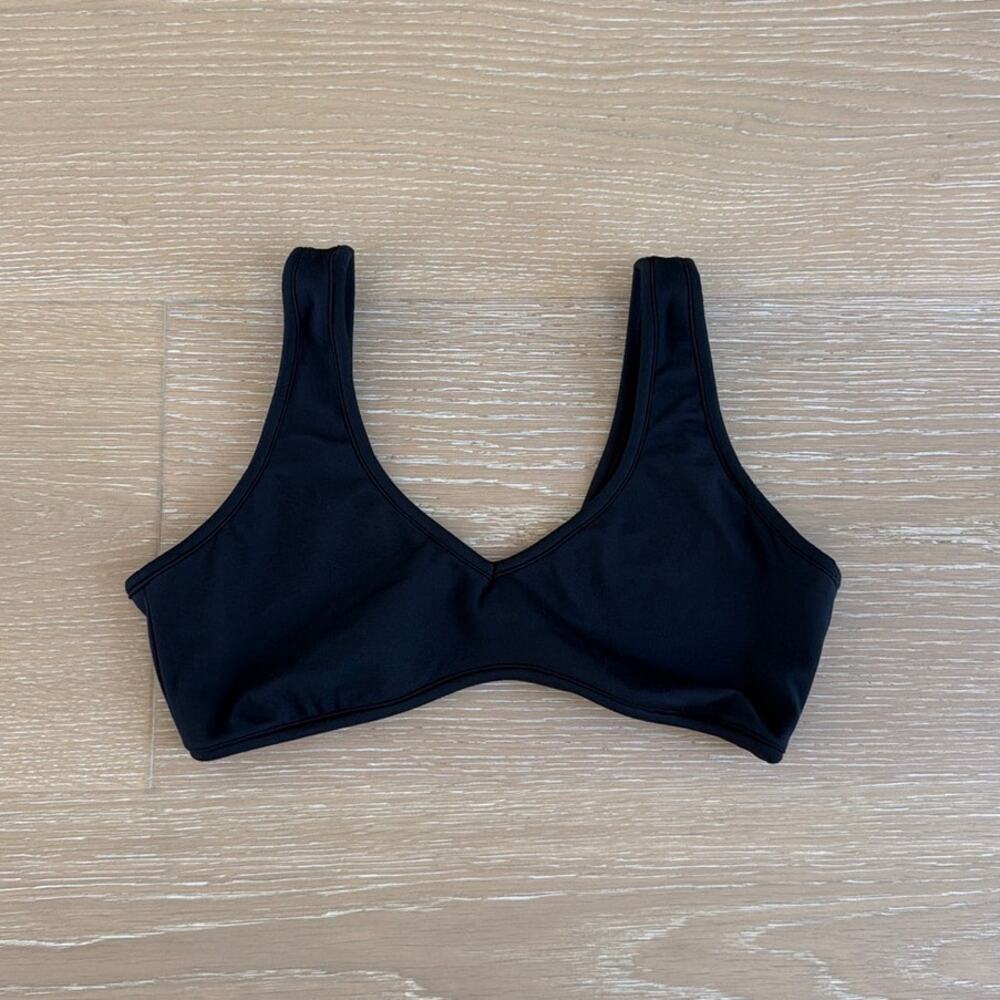 CSB Sports Bra Crop Top Size M Black